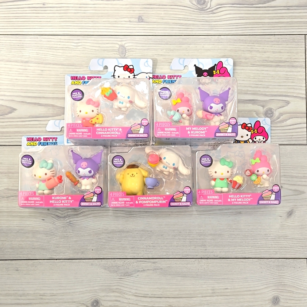 5 Hello Kitty and Friends Sweet and Salty Sets